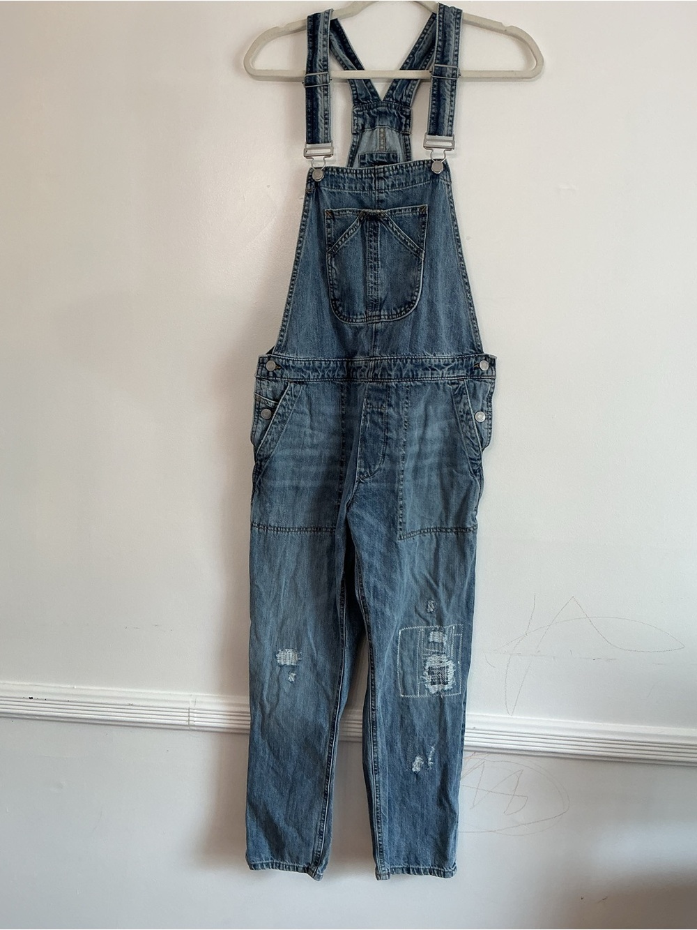 GAP Light Blue Denim Overalls